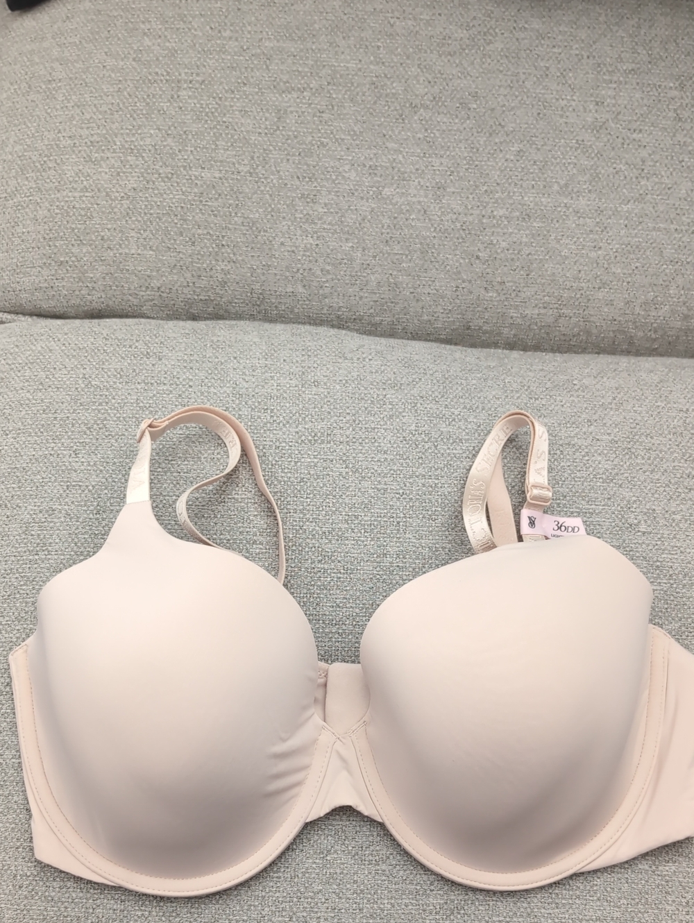 Victoria's Secret T-Shirt Bra Nude 36DD NWT
